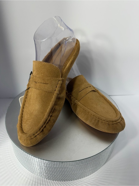 Jason Wu women’s Suede Penny Loafers in Cognac Brown main image 7